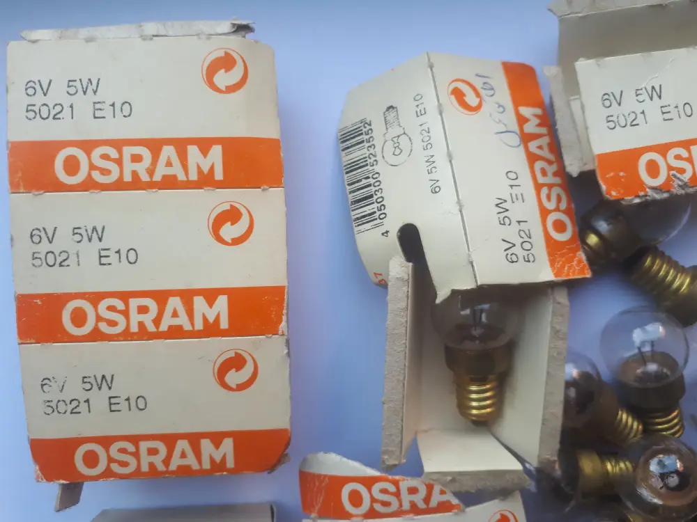 لامپ اسرام Osram 5021 6 ولت 5 وات پایه E10